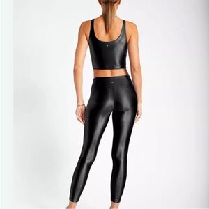 Koral Lustrous Infinity Shiny Legging, Black, Size Small
